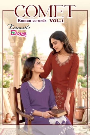 Kalavatis Comet Vol 1 P V Embroidery Kurti With Bottom Rehmat Boutique