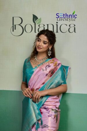 Sethnic Botanica Tissue Silk Digital Printed Saree Collection Rehmat Boutique