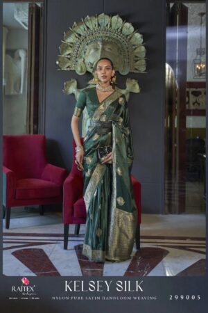 Rajtex Kelsey Silk Nx Satin Handloom Saree Collection Rehmat Boutique