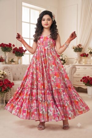 Lucaya Kids Vol 1 Digital Printed Kids Gown Set Collection Rehmat Boutique