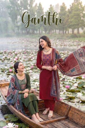 Gamthi 1 Dhabu Cotton Kurti With Bottom Dupatta Rehmat Boutique