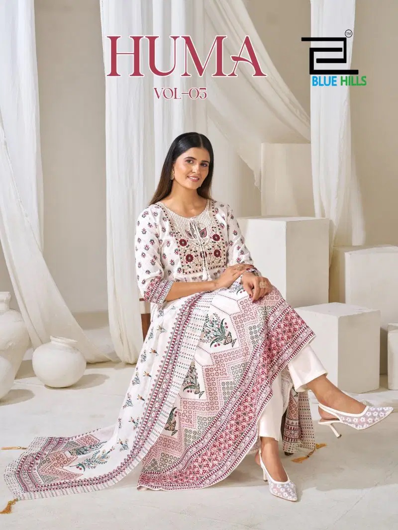 1784780893 Blue Hills Huma Vol 5 Thread Work Anarkali Kurti Bottom With Dupatta Rehmat Boutique Blue Hills Huma Vol 5 Thread Work Anarkali Kurti Bottom With Dupatta Rehmat Boutique