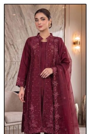 Hoor Tex 707 Embroidered Pakistani Salwar Kameez Collection Rehmat Boutique