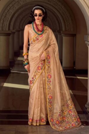 Ast Fantasy Tissue Silk Zari Weaving Saree Collection Rehmat Boutique