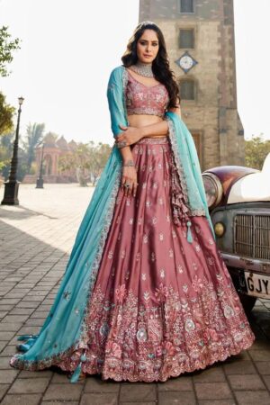 Arya Drs 229 To 231 Rangoli Silk Embroidered Lehenga Choli Rehmat Boutique
