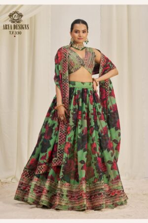 Arya Flora Vol 9 Zari Work With Sequence Designer Lehenga Choli Rehmat Boutique