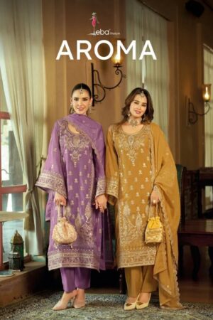 Eba Aroma Heavy Embroidered Work Salwar Kameez Collection Rehmat Boutique