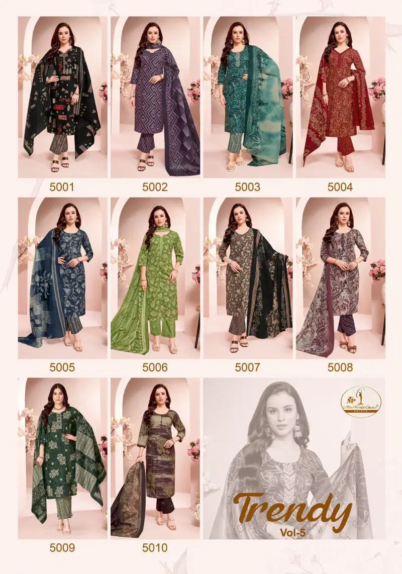 20260701032650.17828072921889983174 Miss World Trendy Vol 5 Cotton Readymade Kurti Pant With Dupatta Rehmat Boutique Miss World Trendy Vol 5 Cotton Readymade Kurti Pant With Dupatta Rehmat Boutique
