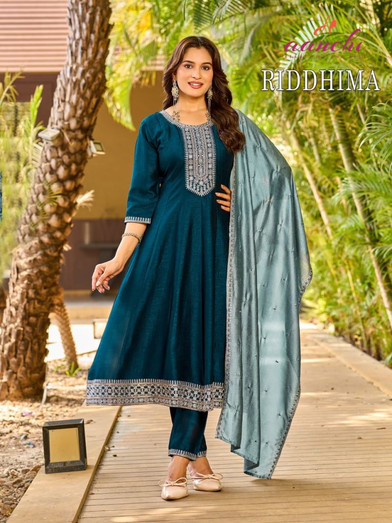 20260713135423.aanchi riddhima1783941845495189683 Aanchi Riddhima Vichitra Silk Anarkali Kurti With Bottom Dupatta Rehmat Boutique Aanchi Riddhima Vichitra Silk Anarkali Kurti With Bottom Dupatta Rehmat Boutique