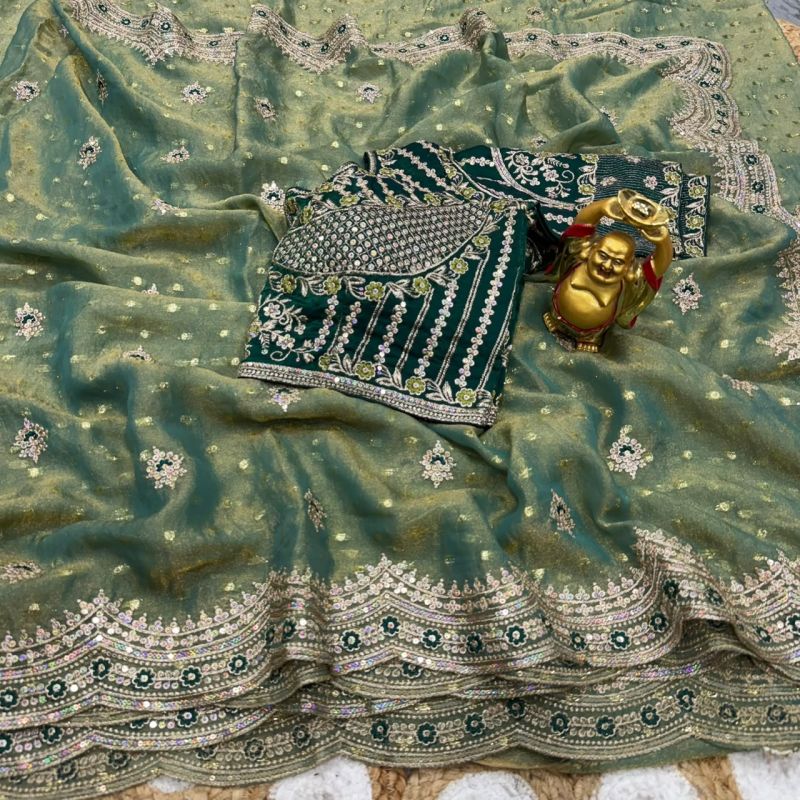 20260714153230.1784018629203063332 Ds 821 Nc Moss Sequence Worked Saree Collection Rehmat Boutique Ds 821 Nc Moss Sequence Worked Saree Collection Rehmat Boutique