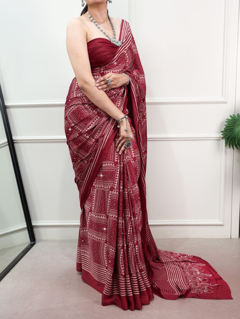 20260717032632.taraa l 740517841808871992027384 Taraa L 7405 Satin Ajrakh Printed Saree Collection Rehmat Boutique Taraa L 7405 Satin Ajrakh Printed Saree Collection Rehmat Boutique