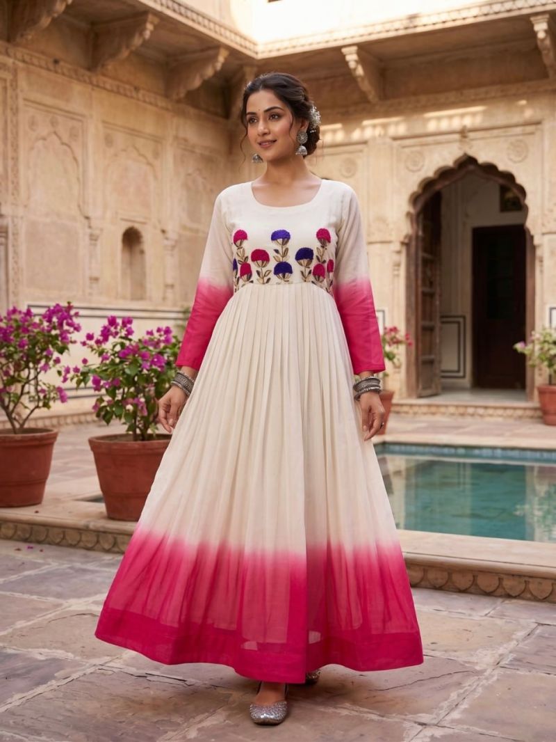 20260718043150.1784209590733465093 Ka 1263 Star Georgette Thread Work Gown Collection Rehmat Boutique Ka 1263 Star Georgette Thread Work Gown Collection Rehmat Boutique