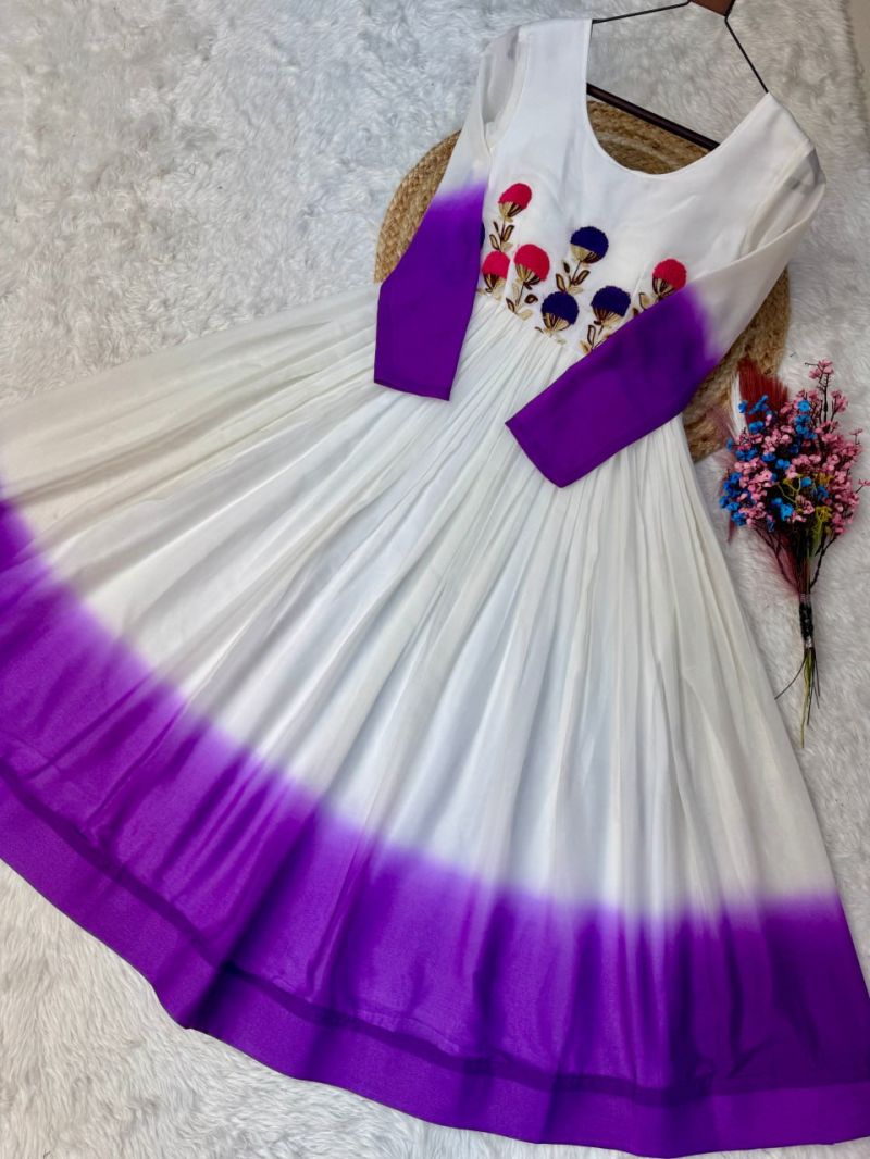 20260718043150.1784209616961433805 Ka 1263 Star Georgette Thread Work Gown Collection Rehmat Boutique Ka 1263 Star Georgette Thread Work Gown Collection Rehmat Boutique