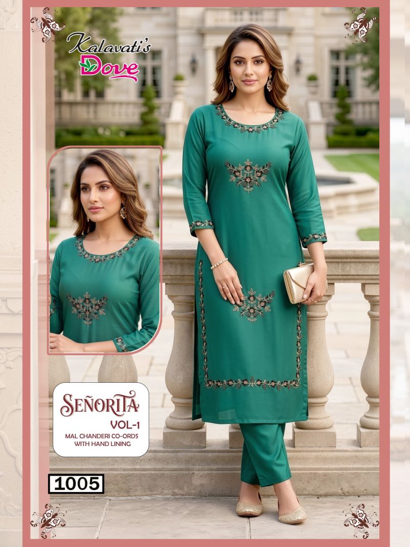 20260719045920.1784306730826714386 Kalavatis Senorita Vol 1 Mul Chanderi Kurti With Bottom Collection Rehmat Boutique Kalavatis Senorita Vol 1 Mul Chanderi Kurti With Bottom Collection Rehmat Boutique