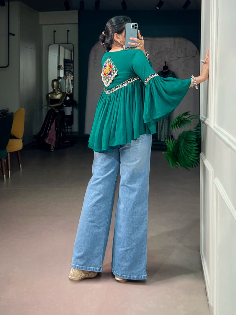 20260720133222.taraa l 420217845499581175113445 Taraa L 4202 Mirror Handcrafted Navratri Ladies Top Collection Rehmat Boutique Taraa L 4202 Mirror Handcrafted Navratri Ladies Top Collection Rehmat Boutique