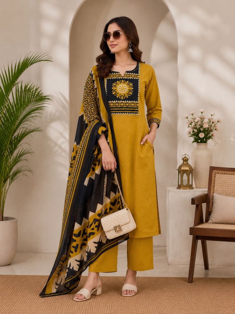 20260720134602.naisha k 112417845494691853300119 Nisha K 1124 Dhabu Cotton Kurti With Bottom Dupatta Rehmat Boutique Nisha K 1124 Dhabu Cotton Kurti With Bottom Dupatta Rehmat Boutique