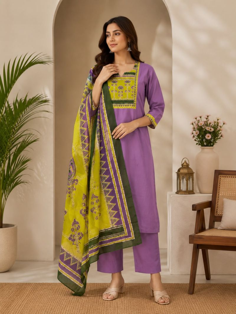 20260720134602.naisha k 11241784549471315448992 Nisha K 1124 Dhabu Cotton Kurti With Bottom Dupatta Rehmat Boutique Nisha K 1124 Dhabu Cotton Kurti With Bottom Dupatta Rehmat Boutique