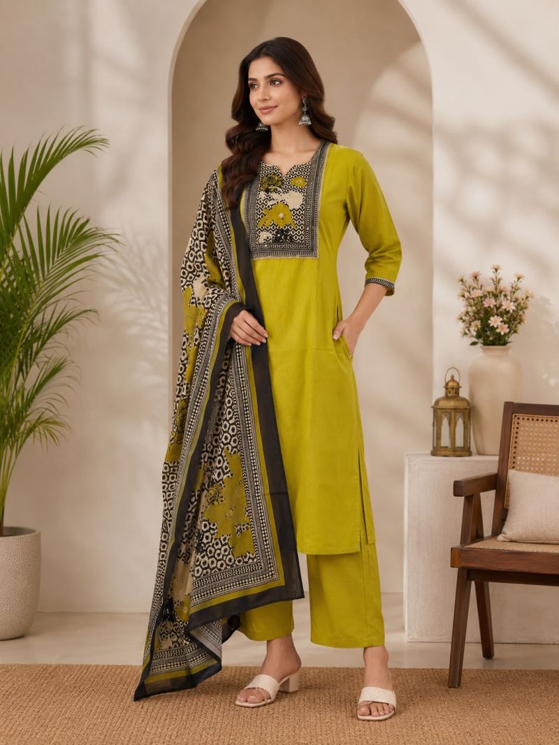 20260720134602.naisha k 112417845498121060932262 Nisha K 1124 Dhabu Cotton Kurti With Bottom Dupatta Rehmat Boutique Nisha K 1124 Dhabu Cotton Kurti With Bottom Dupatta Rehmat Boutique